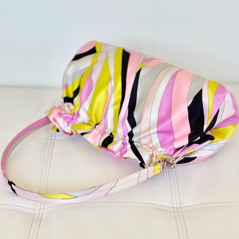 SOLD: Emilio Pucci Silk Vintage Handbag - Picture 12 of 15